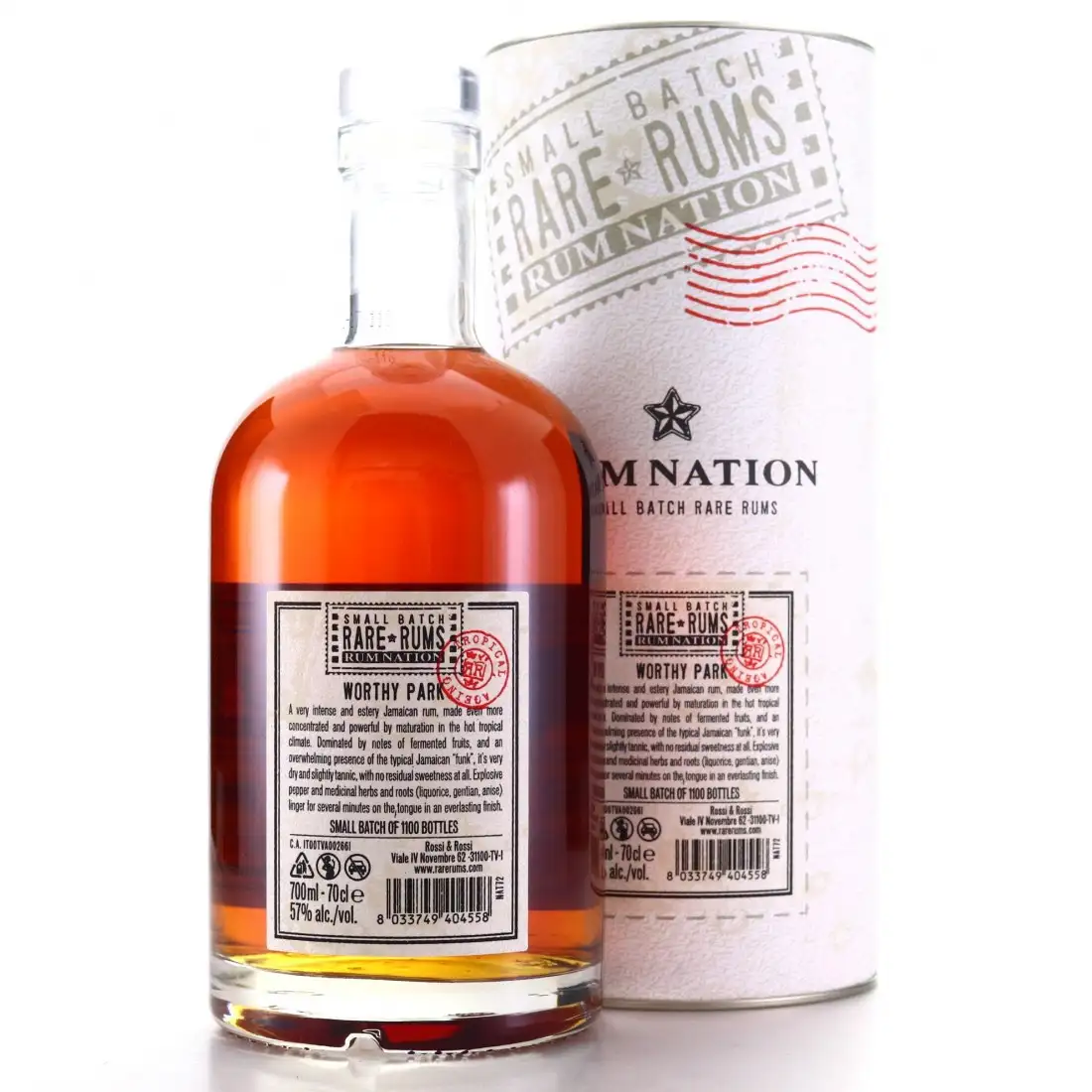 High resolution image of Rum Nation Worthy Park Small Batch Rare Rums 2006