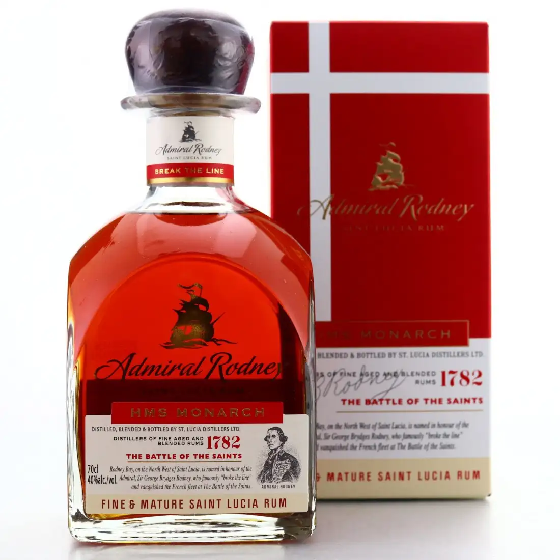 Bottle of Admiral Rodney HMS Monarch
