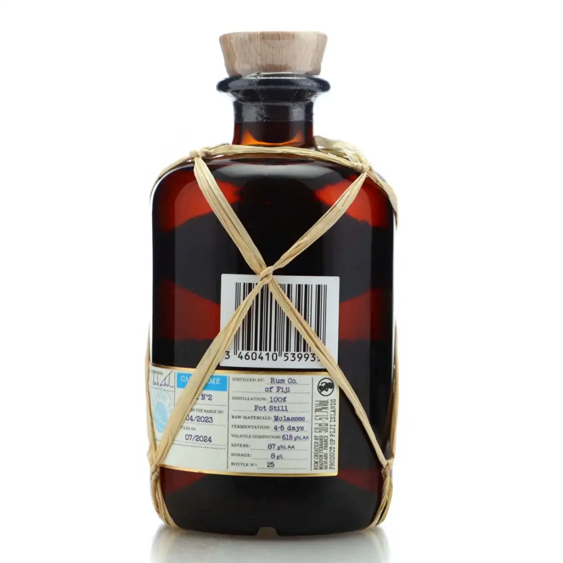 High resolution image of Fiji Rum &amp; Co Plantation Private Cask Barge 166 (l'Un Trouvable) 2015