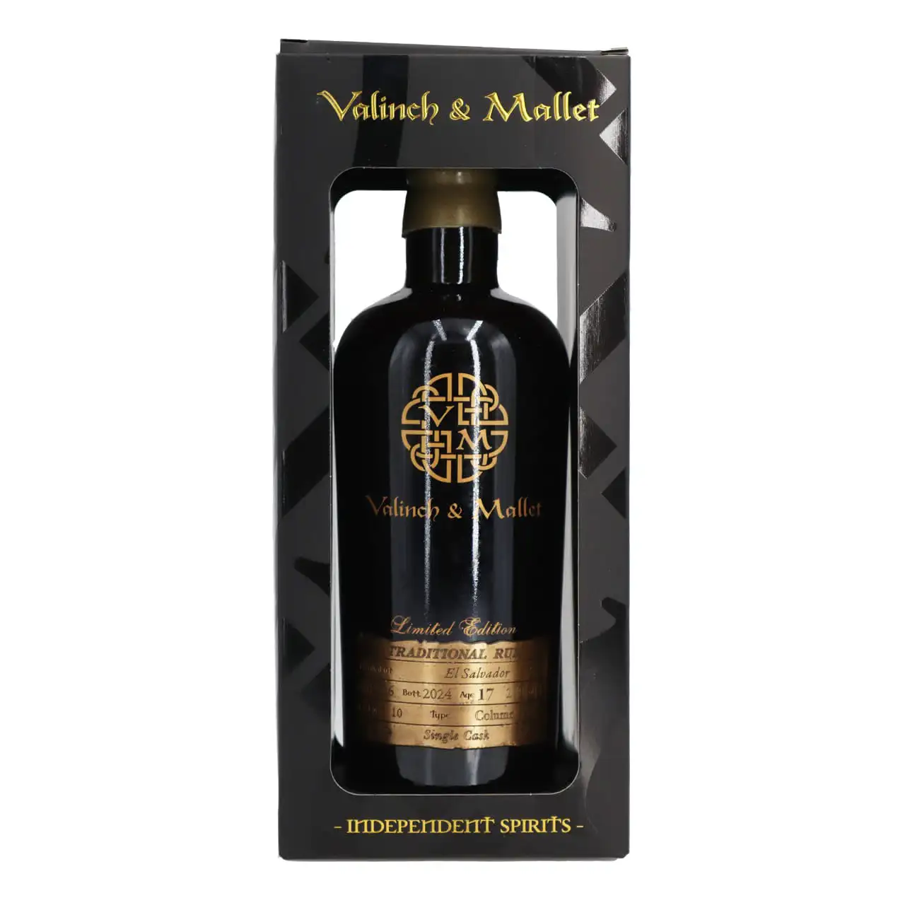 Bottle of Valinch & Mallet Traditional Rum 2006