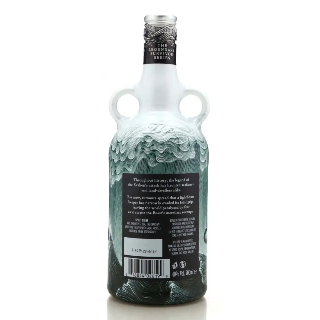 High resolution image of Kraken Black Spiced (Legendaey Survivor Decanter)