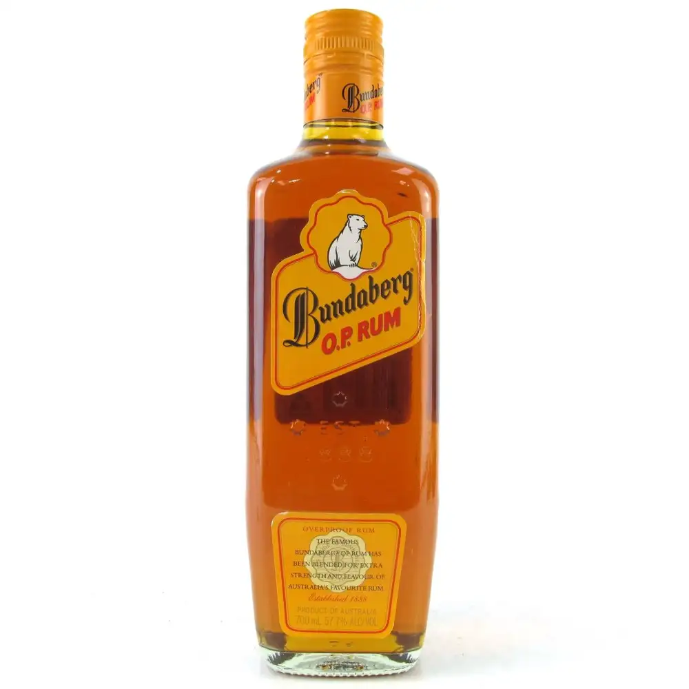 Bottle of Bundaberg Overproof