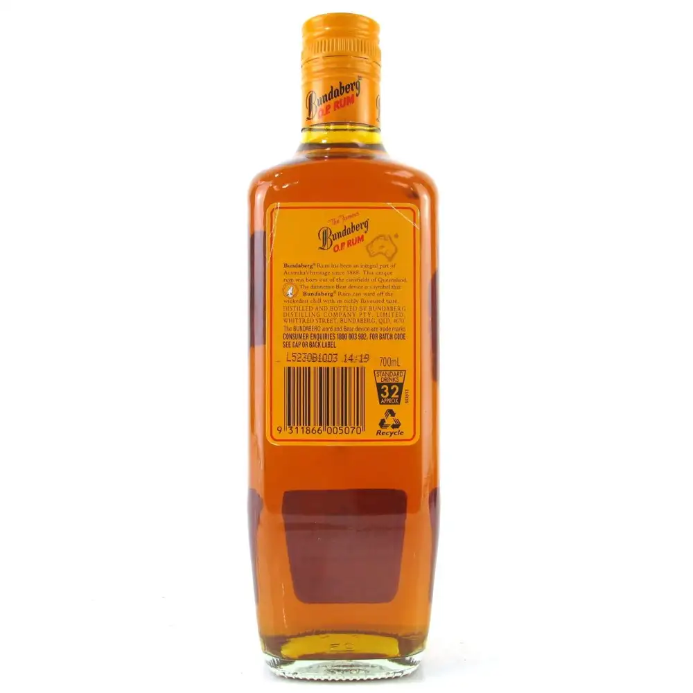 High resolution image of Bundaberg Overproof