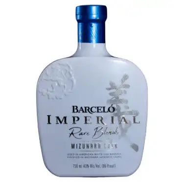 Bottle of A.F.D. Ron Barceló Imperial Rare Blend Mizunara Cask