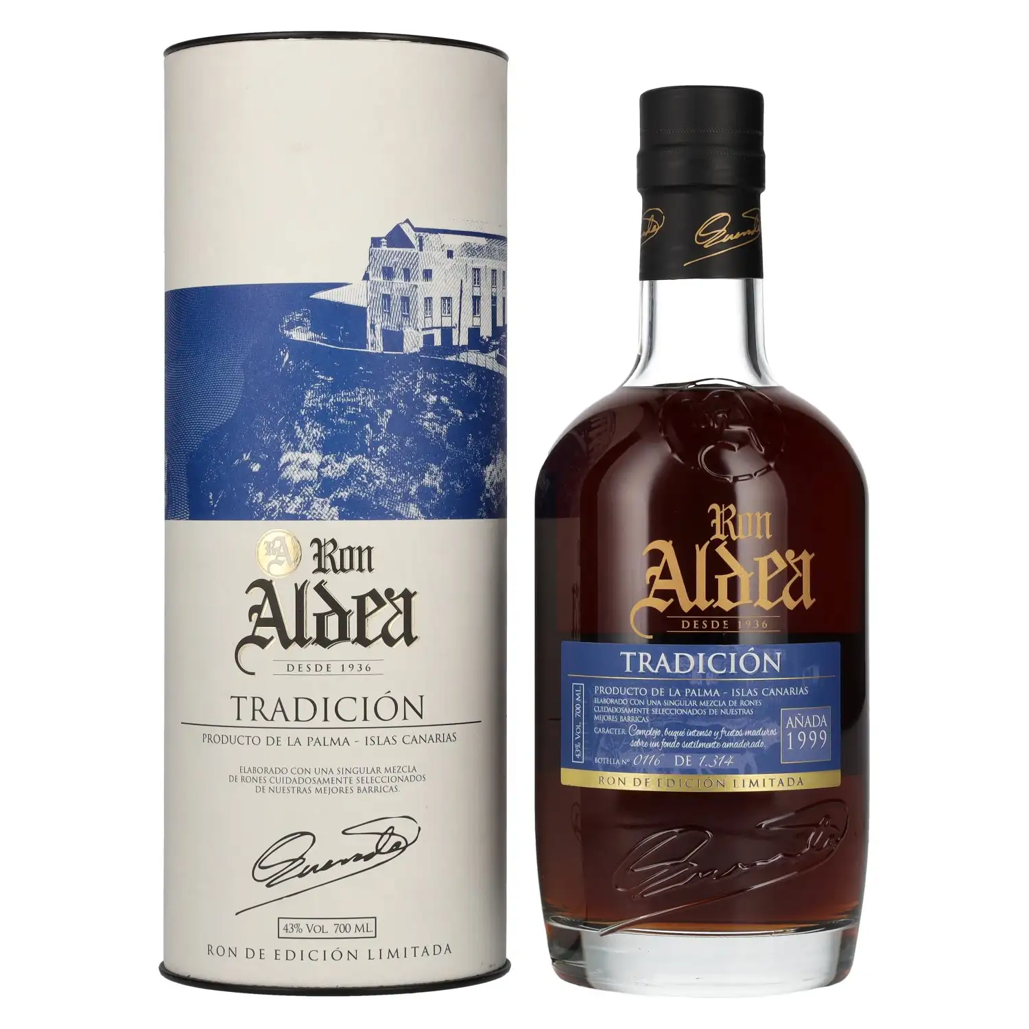 Bottle of Ron Aldea Tradición 1999