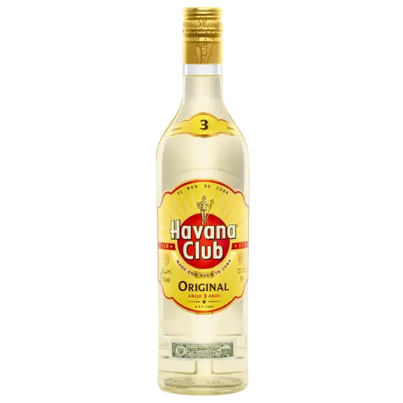 Bottle of Pernod Havana Club Rum Anejo 3 Anos