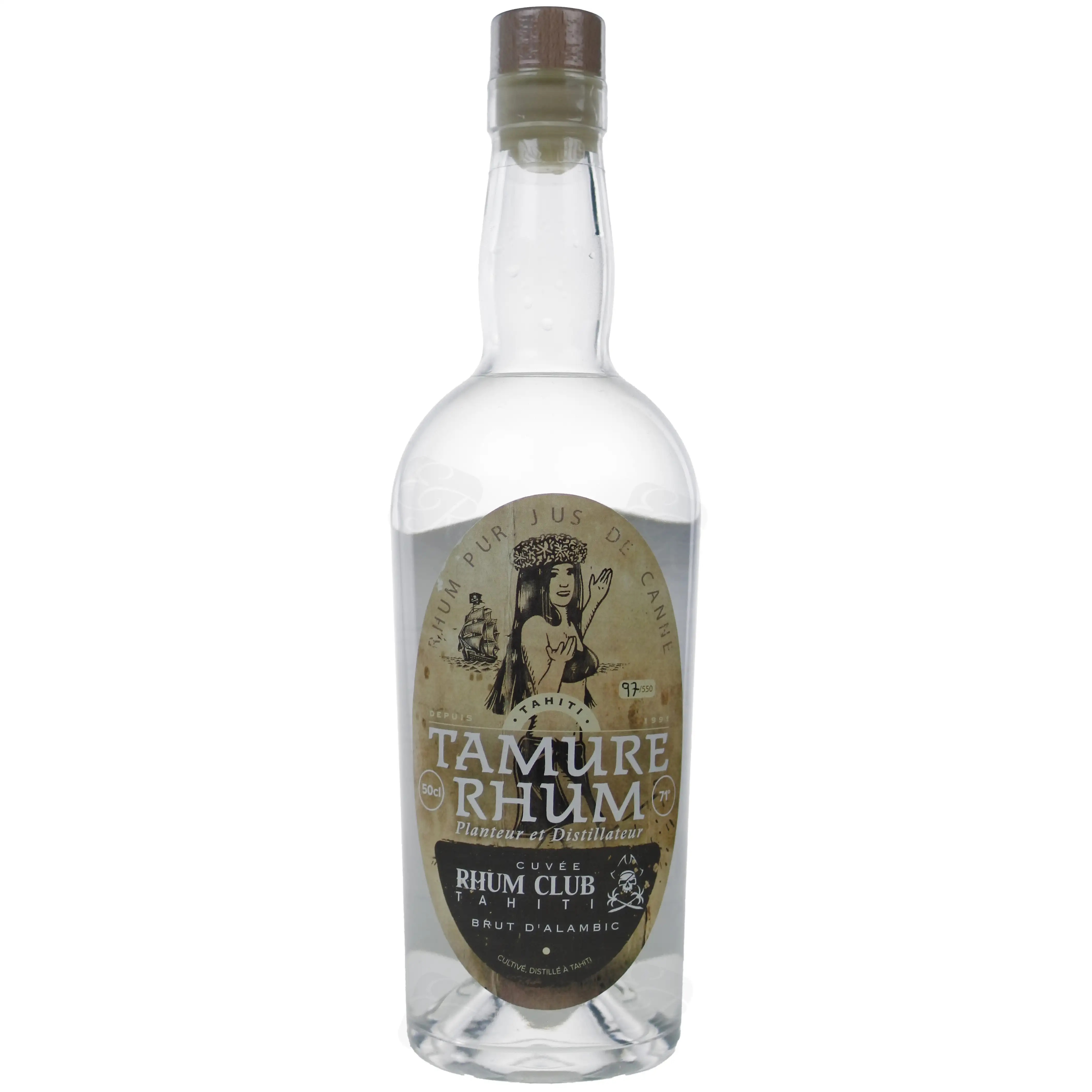Bottle of Distillerie Moux Tamure Rhum Cuvée Rhum Club Tahiti