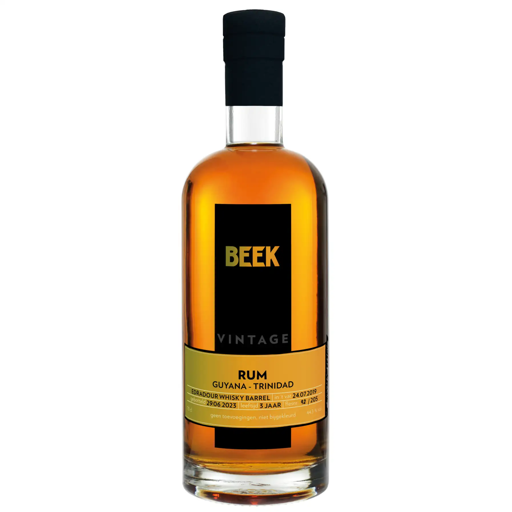 Bottle of Beek Rum Guyana-Trinidad (Edradour Cask) 2019