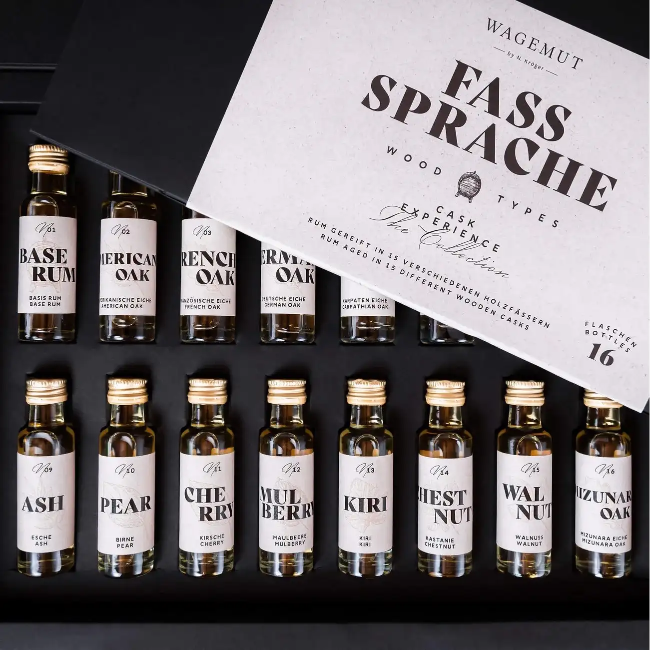 High resolution image of N. Kröger Wagemut Fasssprache Tasting Set