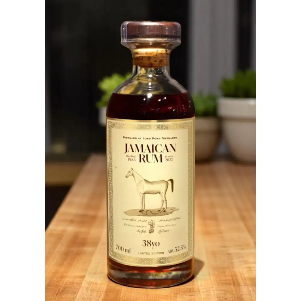 Bottle of Distilia Long Pond Jamaican Rum (Horses) 1983
