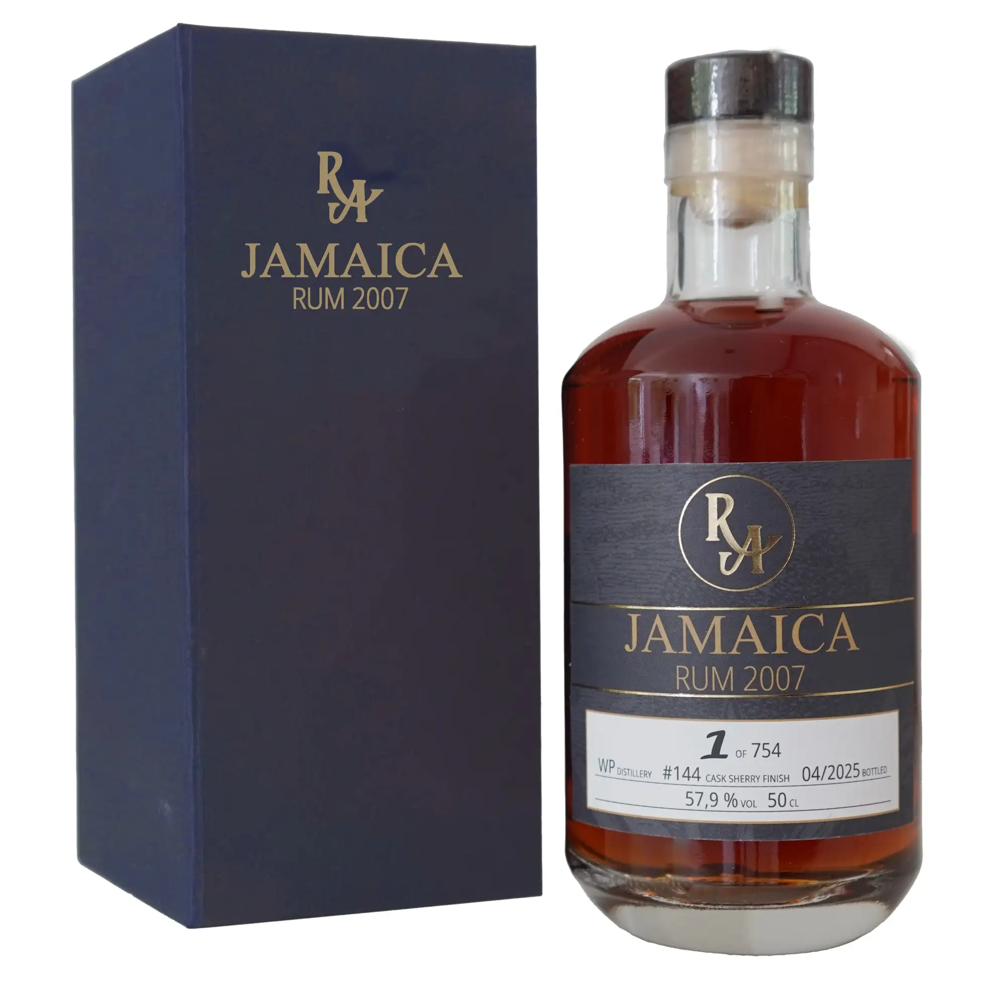 Bottle of Worthy Park RA Jamaica Rum 2007