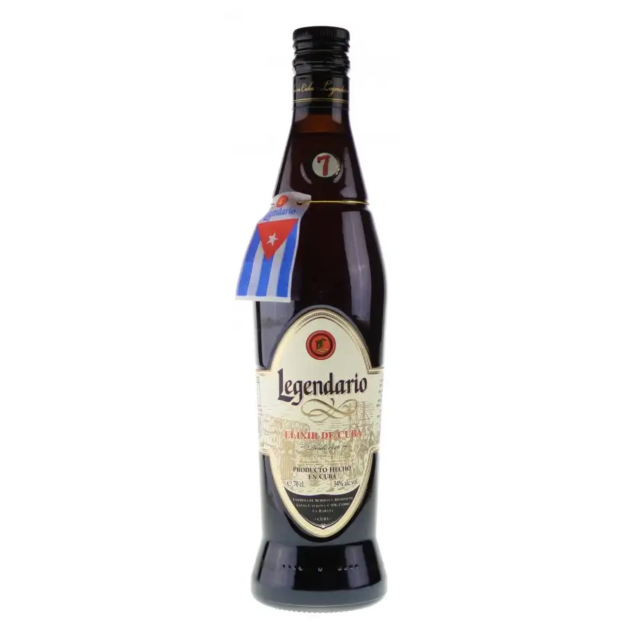 Bottle of Legendario Elixir de Cuba