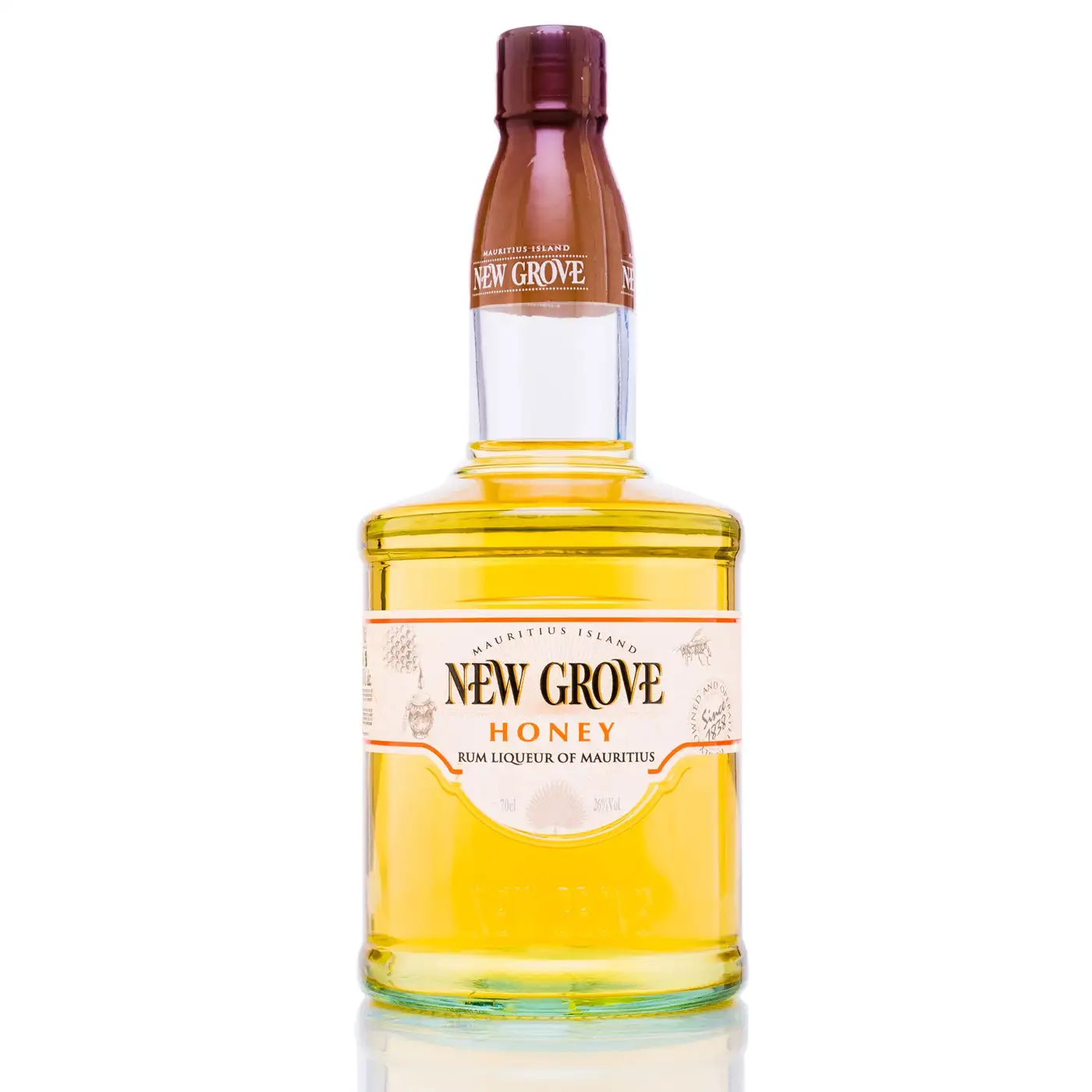Bottle of Grays New Grove Honey Rum Liqueur