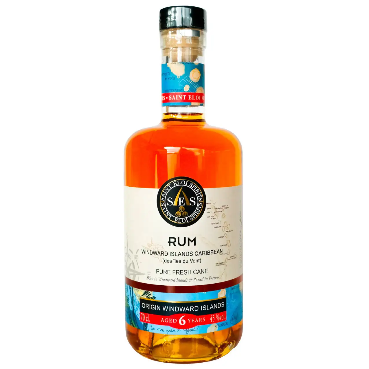 Saint Eloi Spirits RUM Windwards Islands Caribbean (des îles du vent)