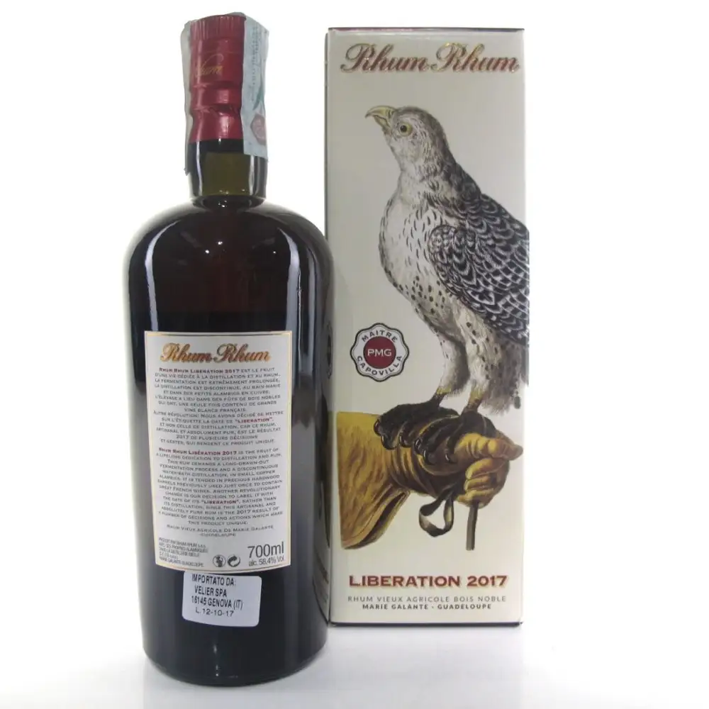 Image haute résolution de Velier Bielle Rhum Rhum Libération Integrale 2017 2010