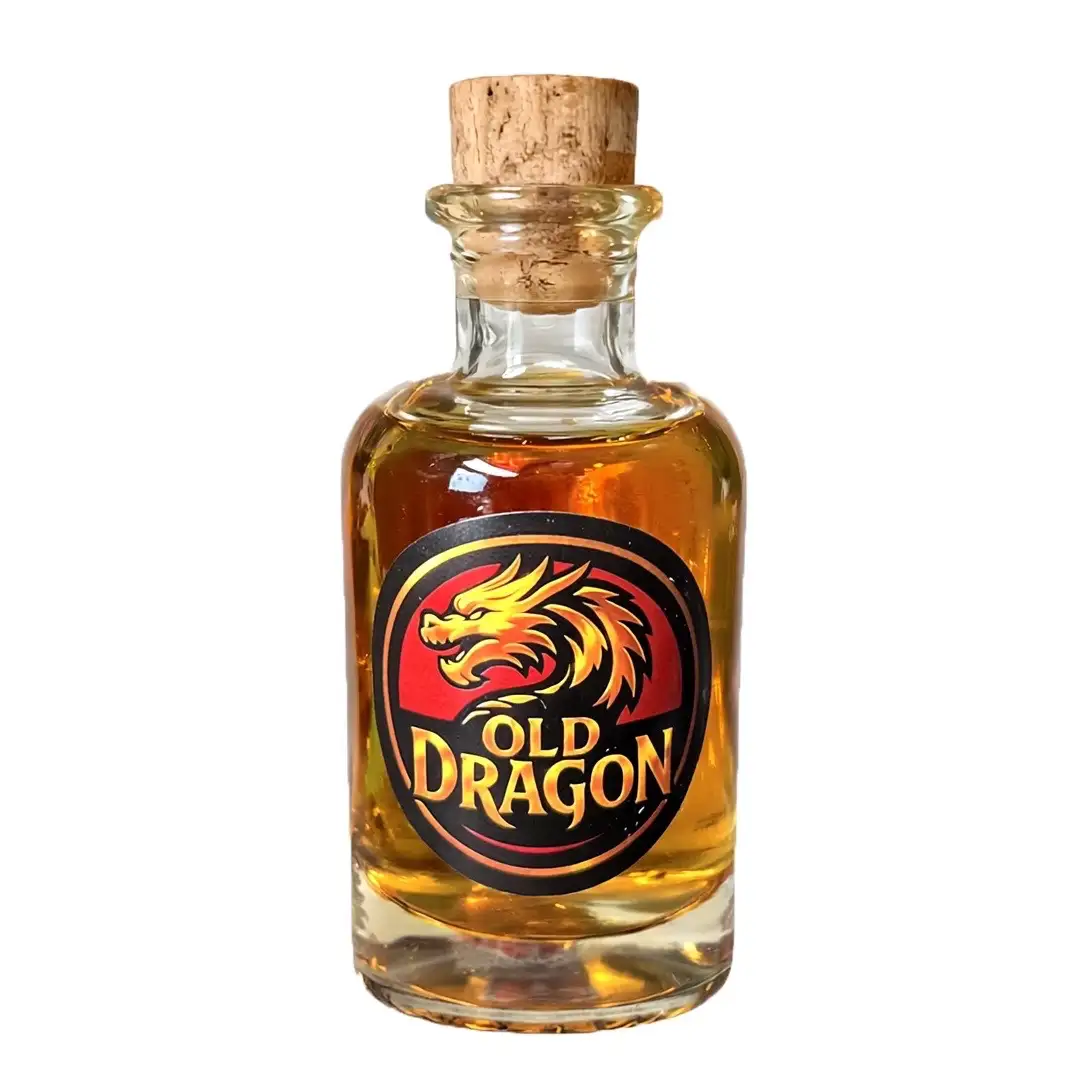 High resolution image of 2Brothers Ink Studio Old Dragon Premium Spiced Rum