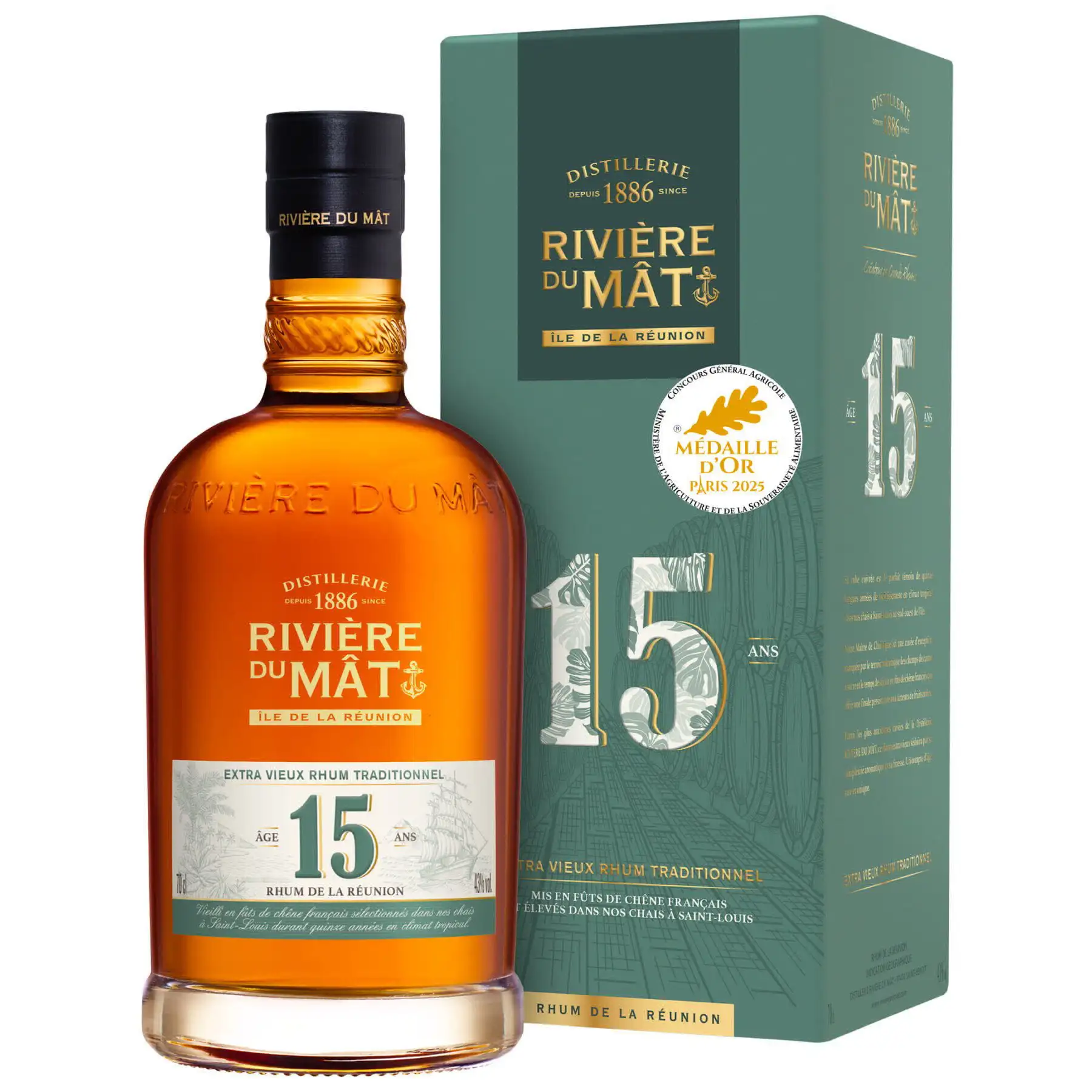 Bottle of Rivière du Mât Âge 15 Ans