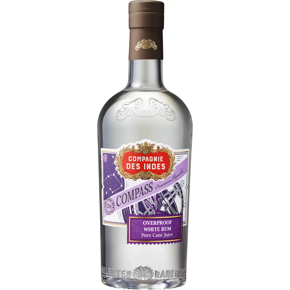 Bottle of CDI Compass (Overproof White Rum)