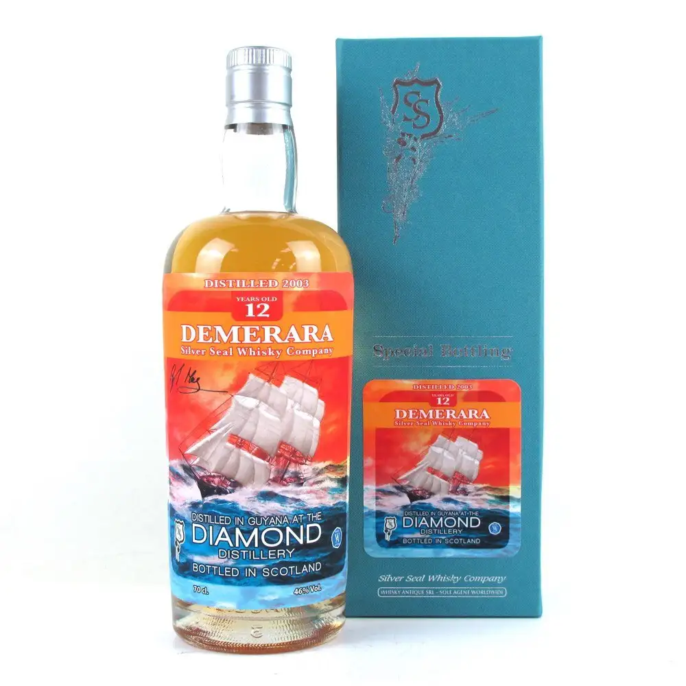 Bottle of Silver Seal Diamond Demerara 2003