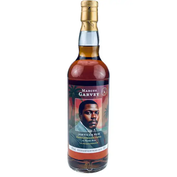 Bottle of Precious Liquors Clarendon Heroes Marcus Garvey 2004&2010 Two Marques EMB & MDR 2024