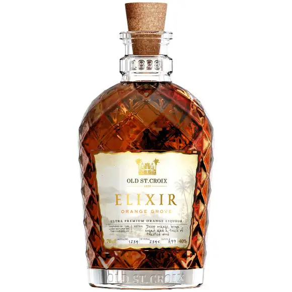 Bottle of Old St. Croix Orange Grove