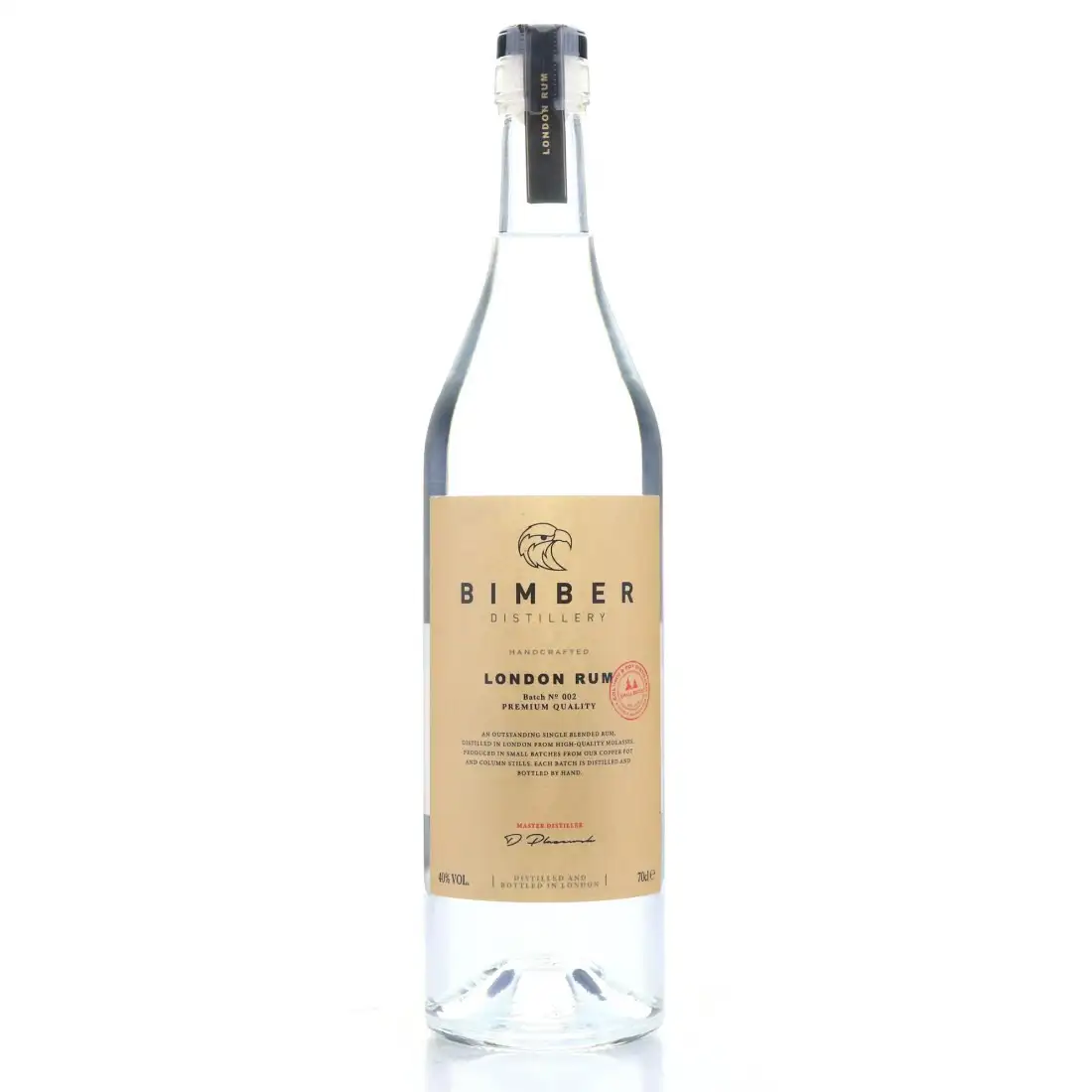 Bottle of Bimber London Rum