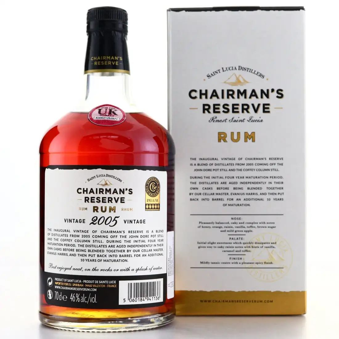 Hochauflösendes Bild von Chairman‘s Reserve Vintage 2005