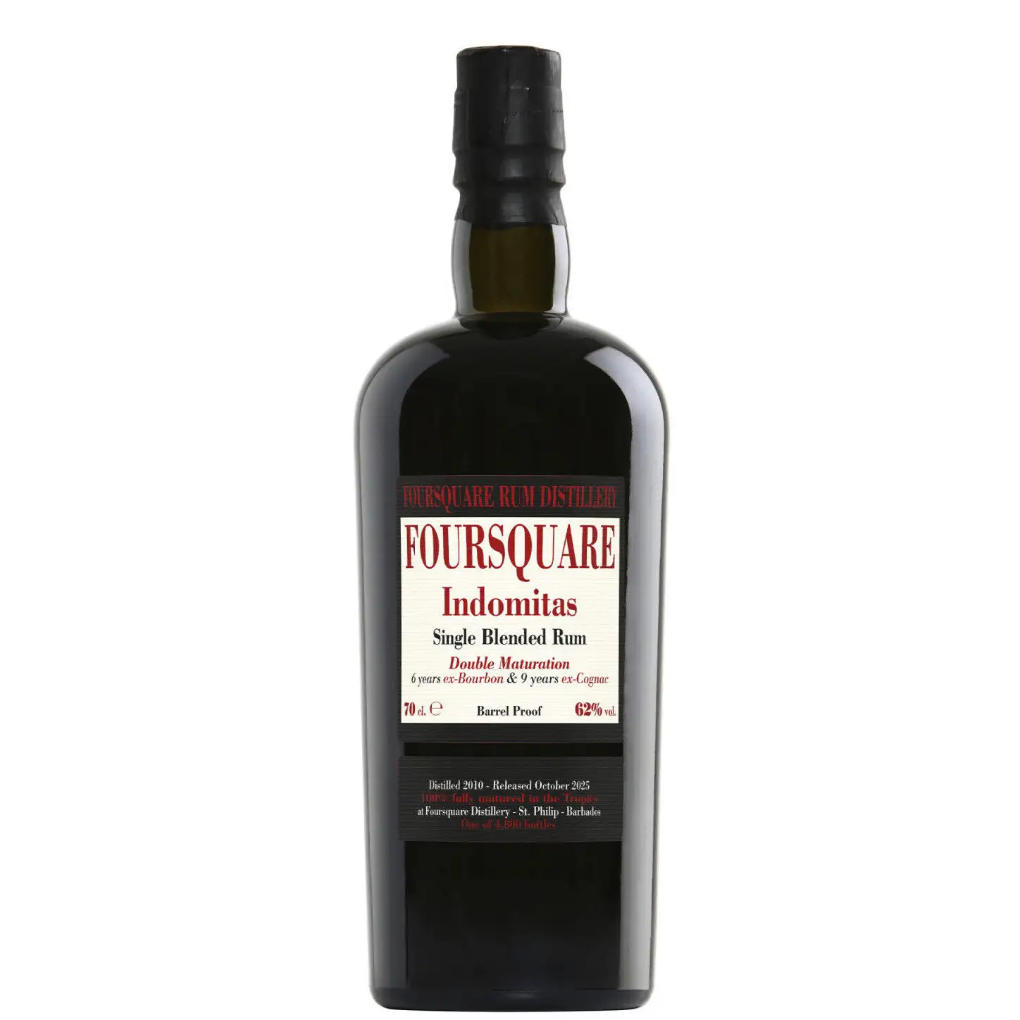 Bottle of Velier Foursquare Indomitas 2010