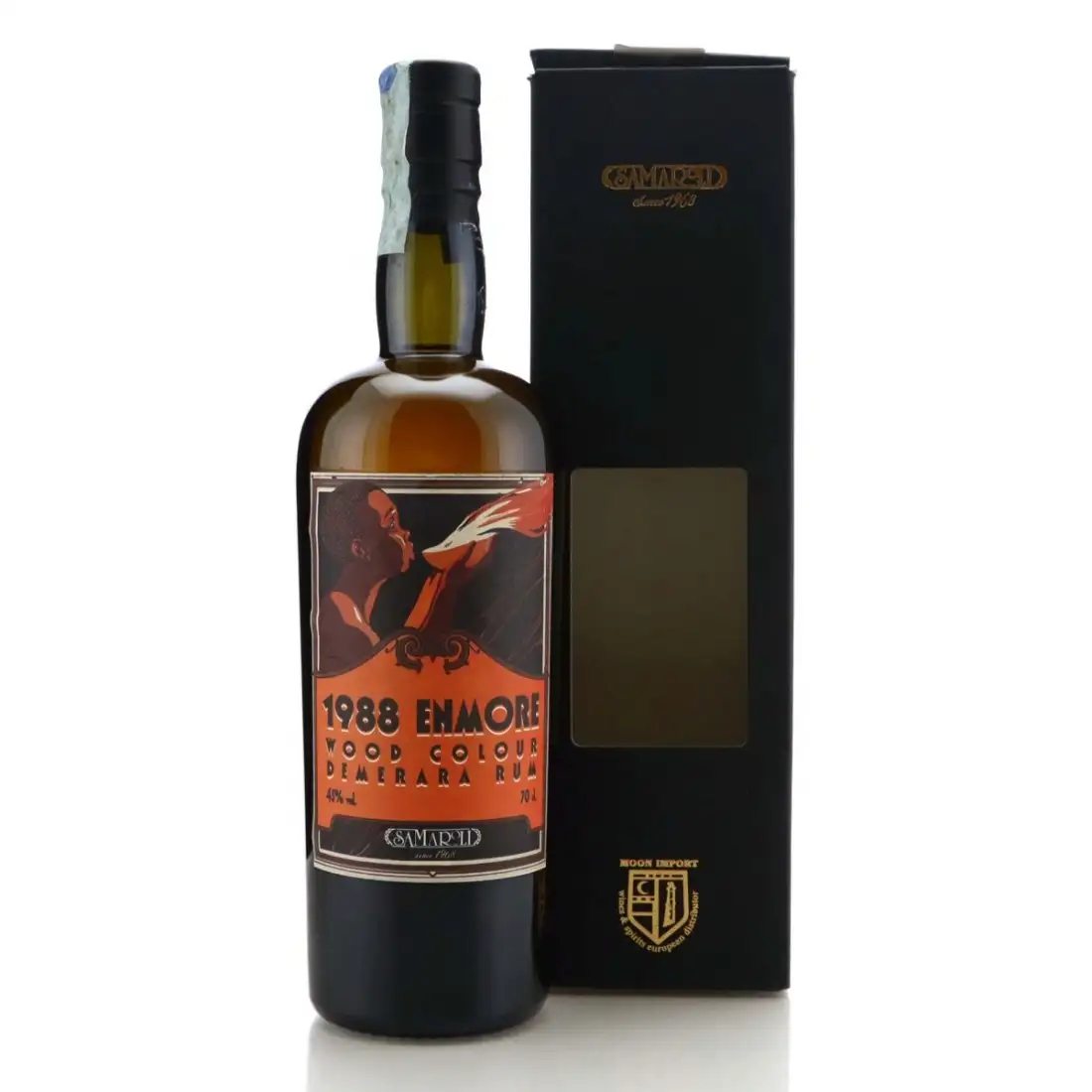 Image haute résolution de Samaroli Enmore Wood Colour Demerara Rum 1988