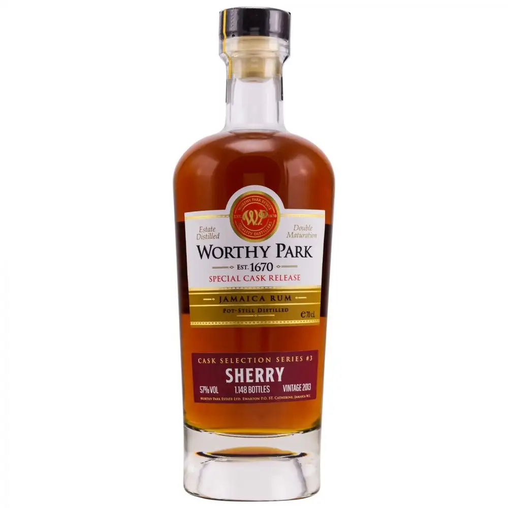 Bottle of Worthy Park Special Cask Release #3 Sherry 2013