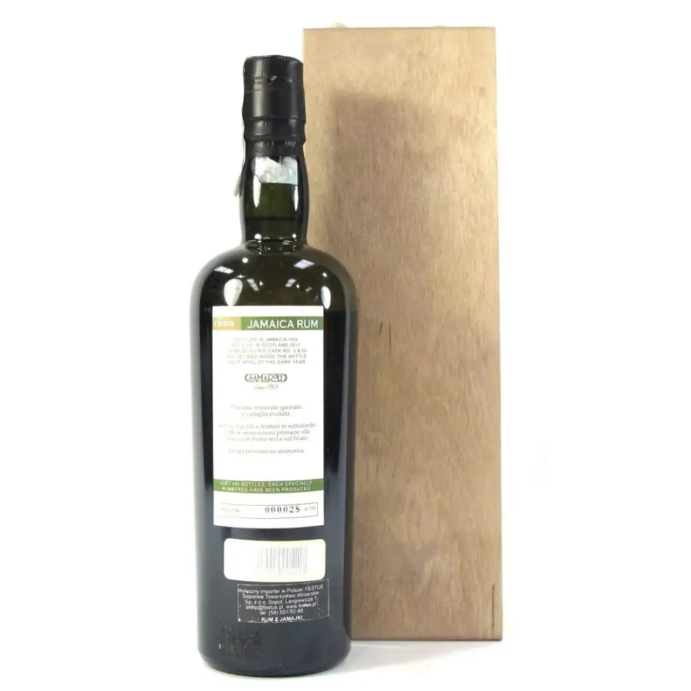 Image haute résolution de Samaroli Hampden Jamaica Rum 1993