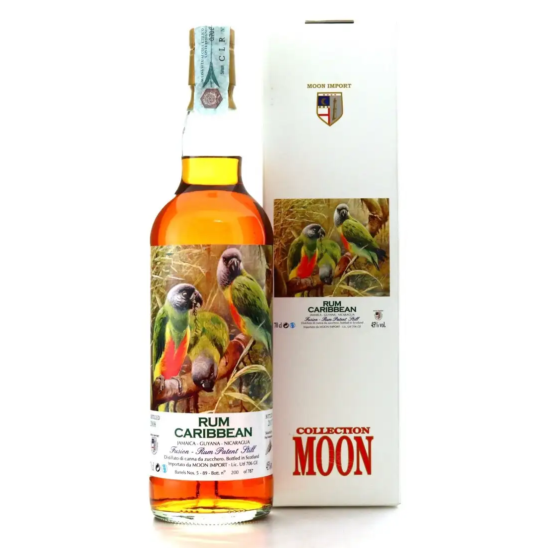 High resolution image of Moon Import Rum Caribbean 2008