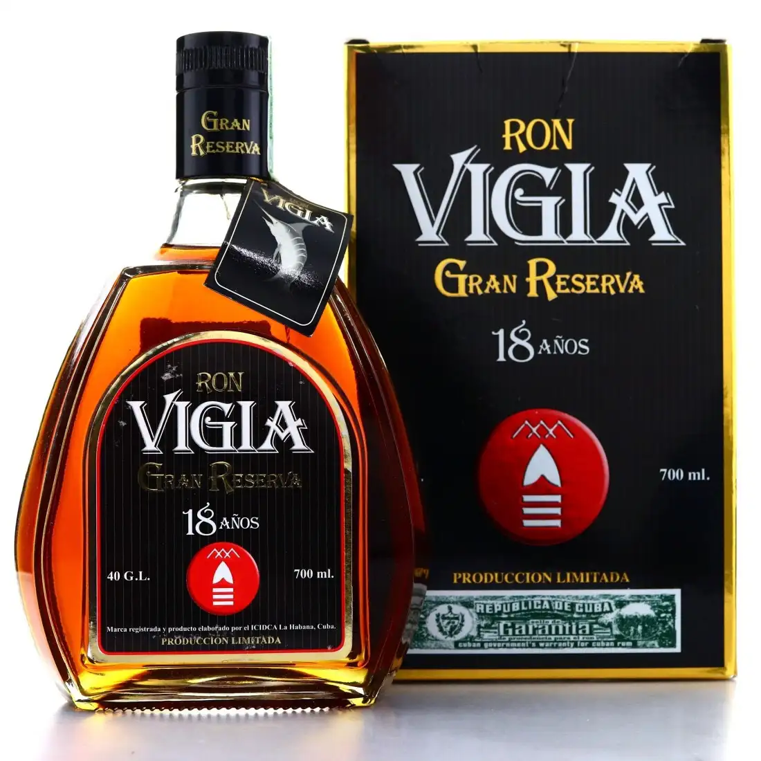 Bottle of Vigia Ron Vigia Grand Reserva 2001
