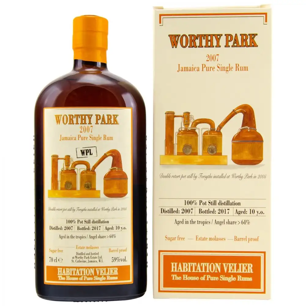 Bottle of Habitation Velier Worthy Park WPL 2007