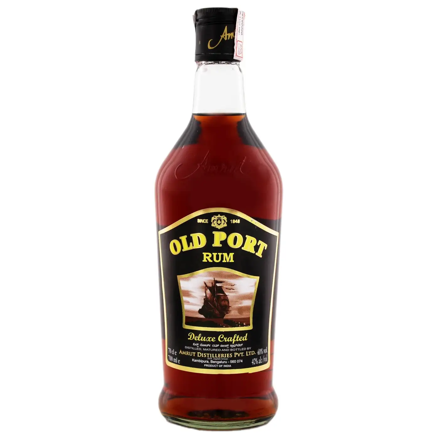 Bottle of Amrut Old Port Deluxe Crafted