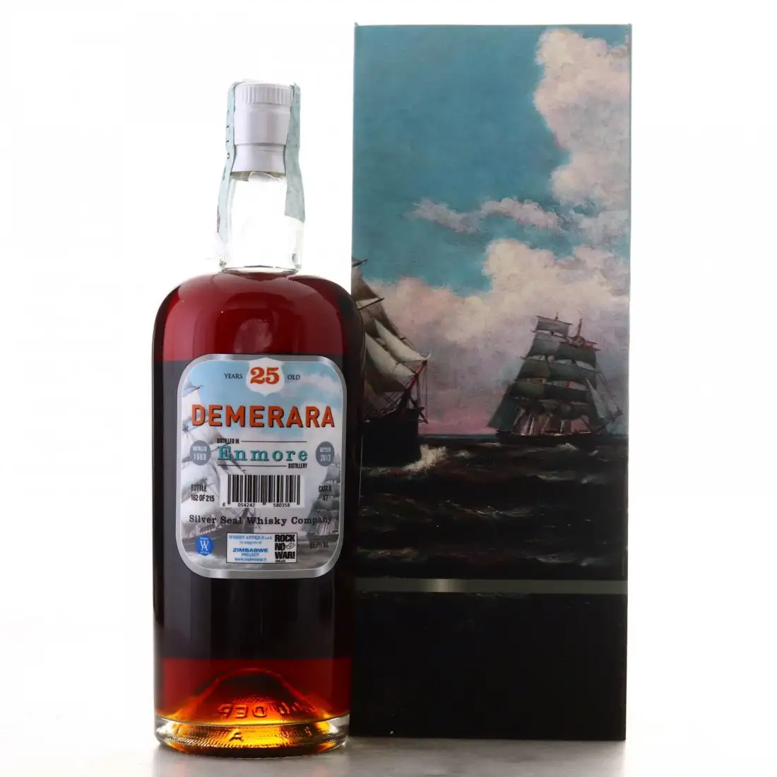 High resolution image of Silver Seal Enmore Demerara (Blue Label) 1988