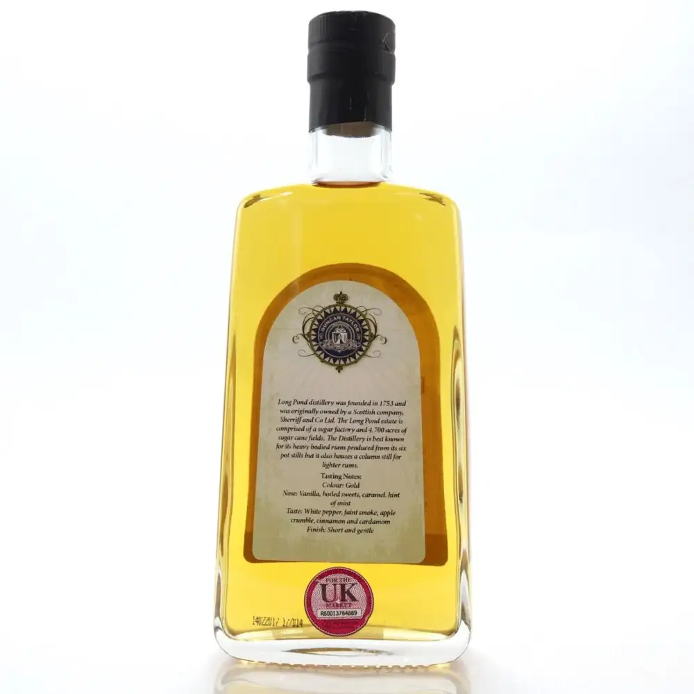 Image haute résolution de Duncan Taylor Long Pond Single Cask Rum 2000