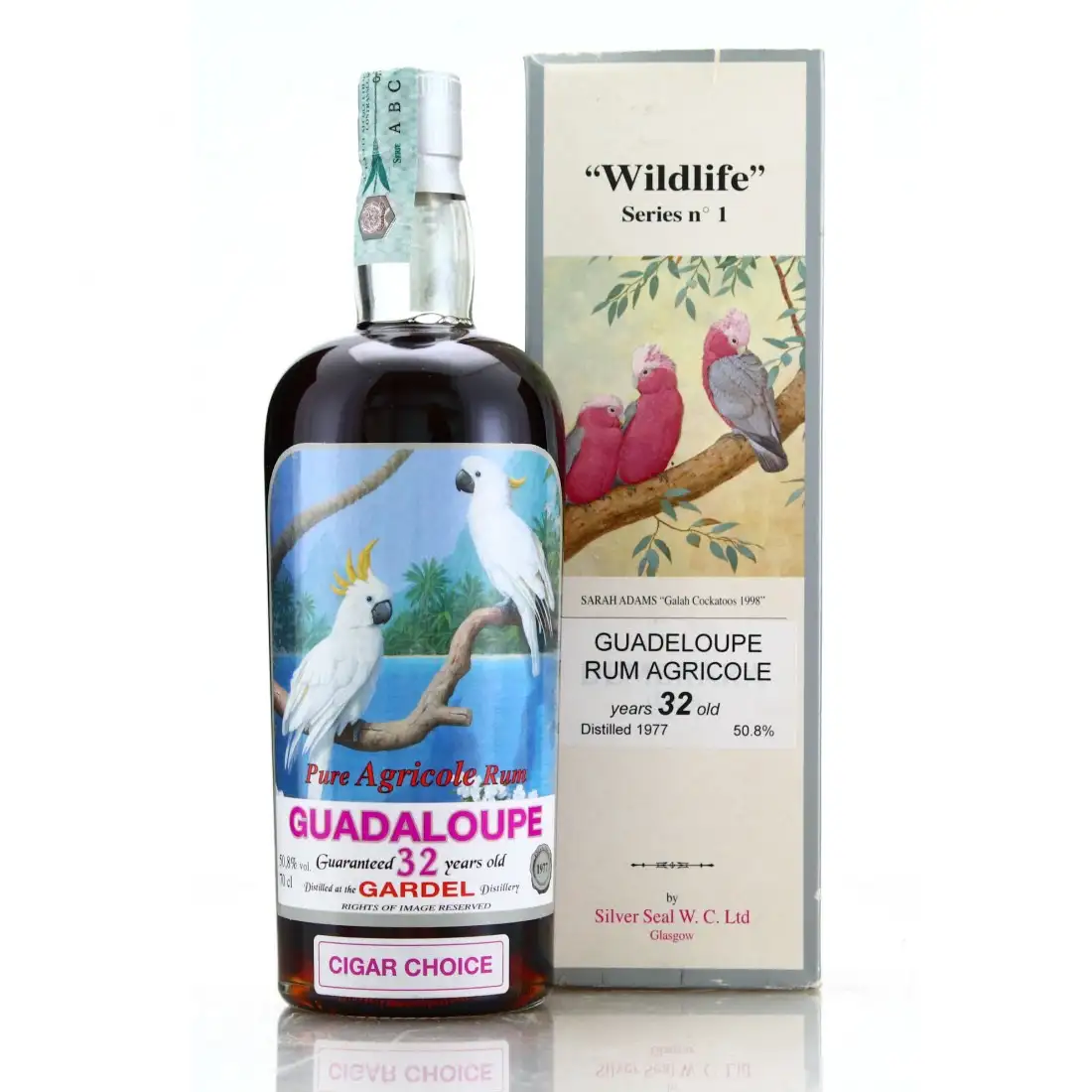 Bottle of Silver Seal Gardel Cigar Choice 1977