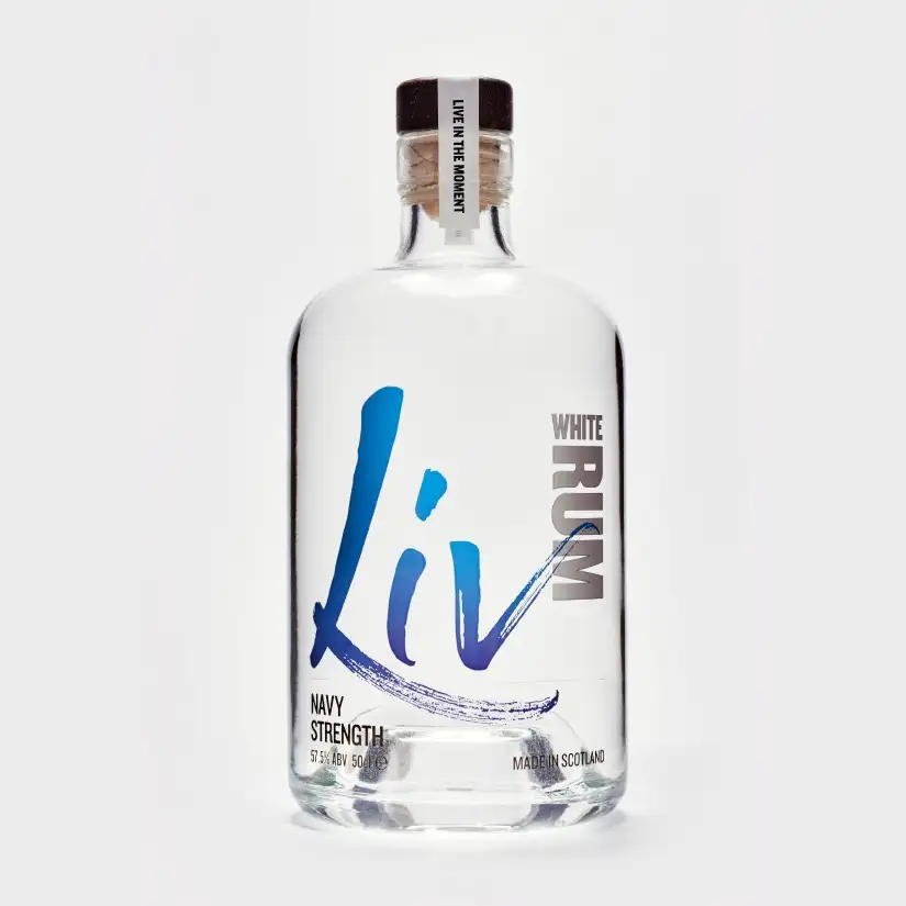 Bottle of Matugga Distillers Liv - Navy Strength White Rum
