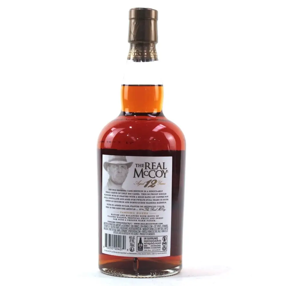 Image haute résolution de Foursquare The Real McCoy Limited Edition Rum (Madeira Cask)