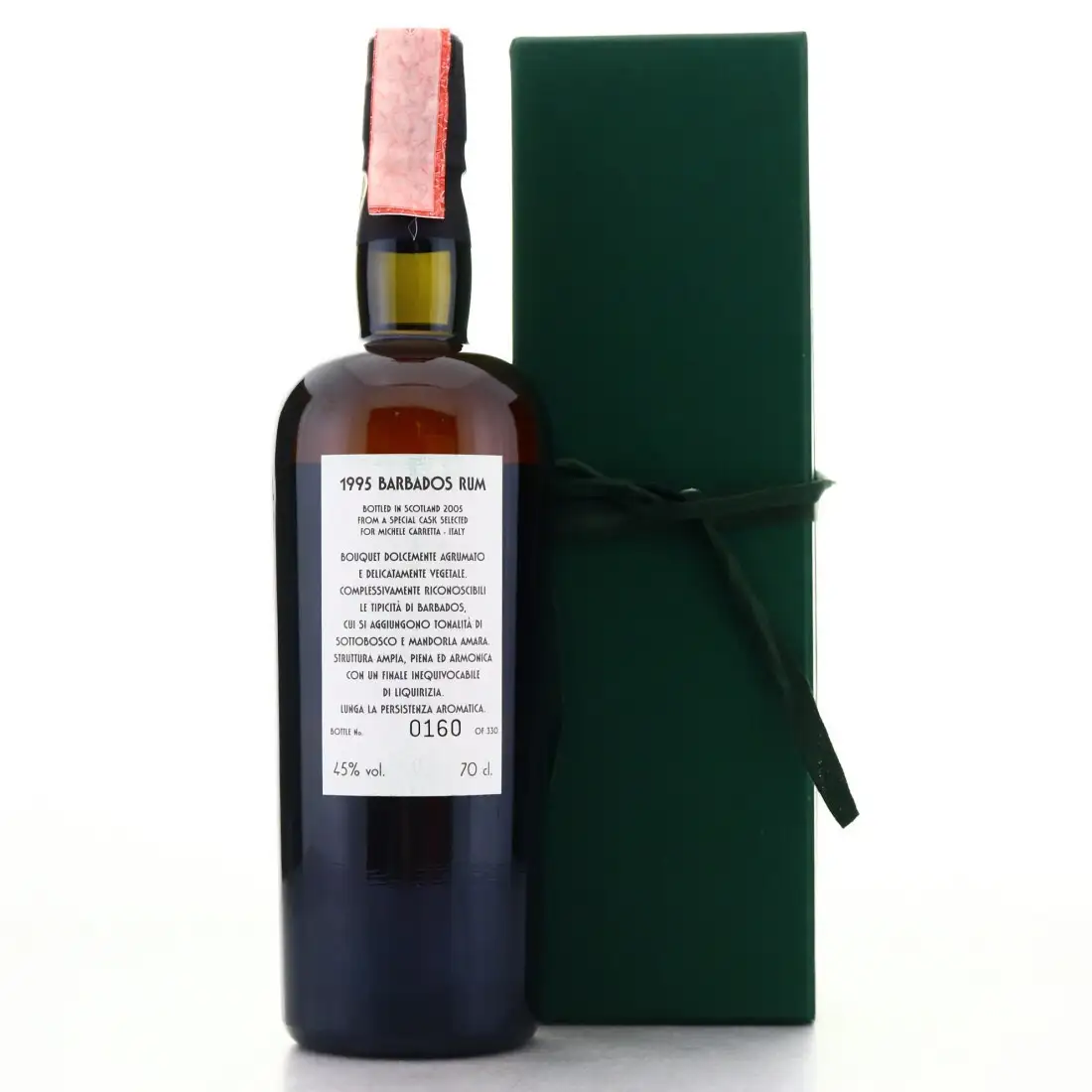 High resolution image of Samaroli Barbados Rum (Caretta Vini &amp; Vini) 1995