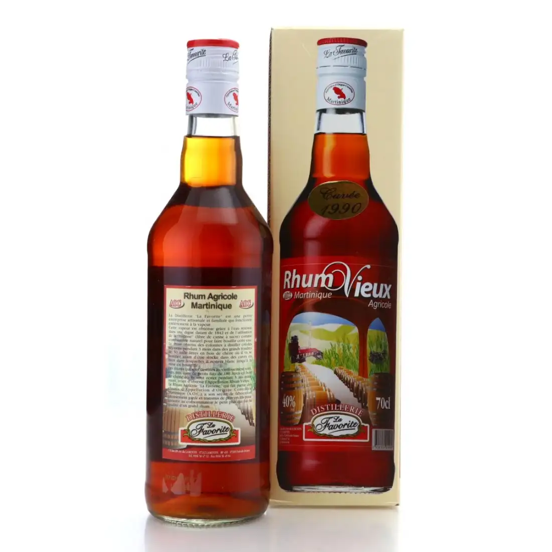 Hochauflösendes Bild von La Favorite Rhum Vieux 1990