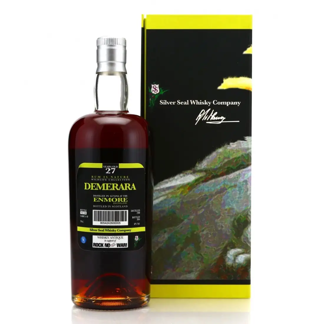 High resolution image of Silver Seal Enmore Demerara (Yellow Label) 1988