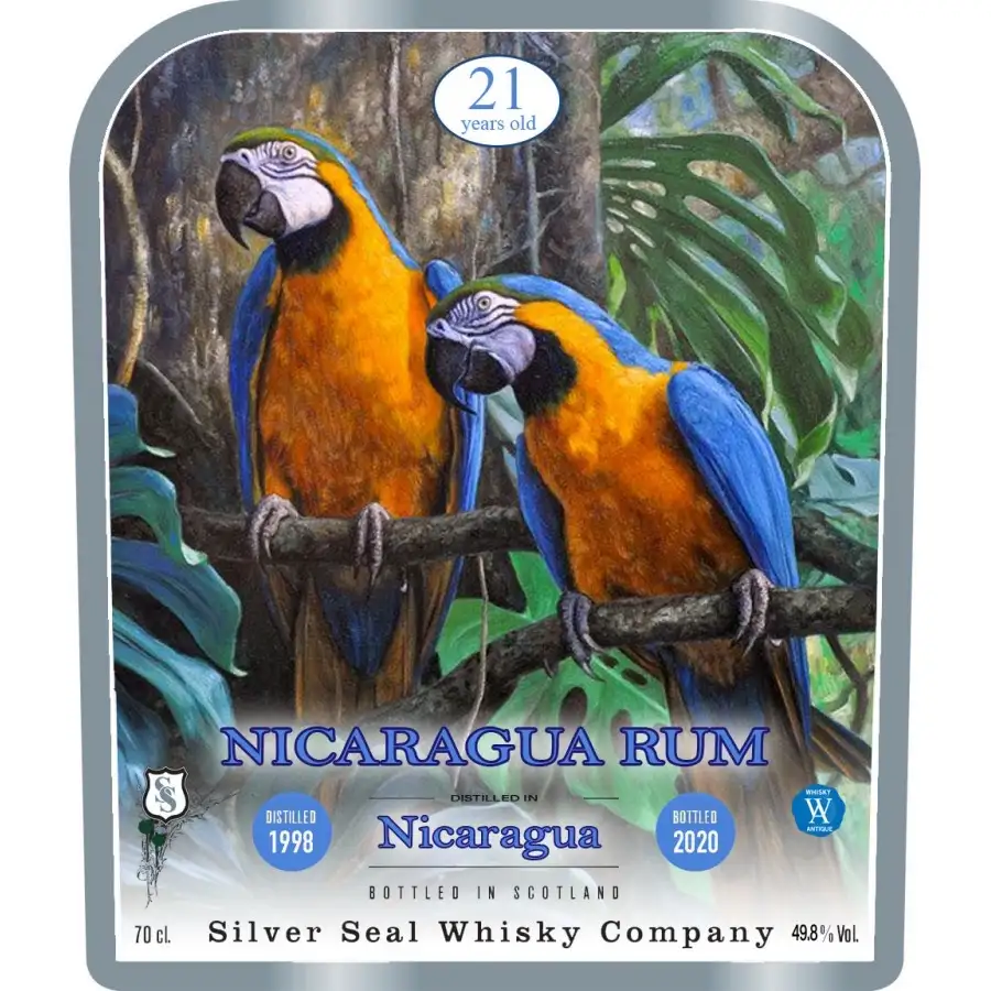Image haute résolution de Silver Seal Nicaragua Rum 1998