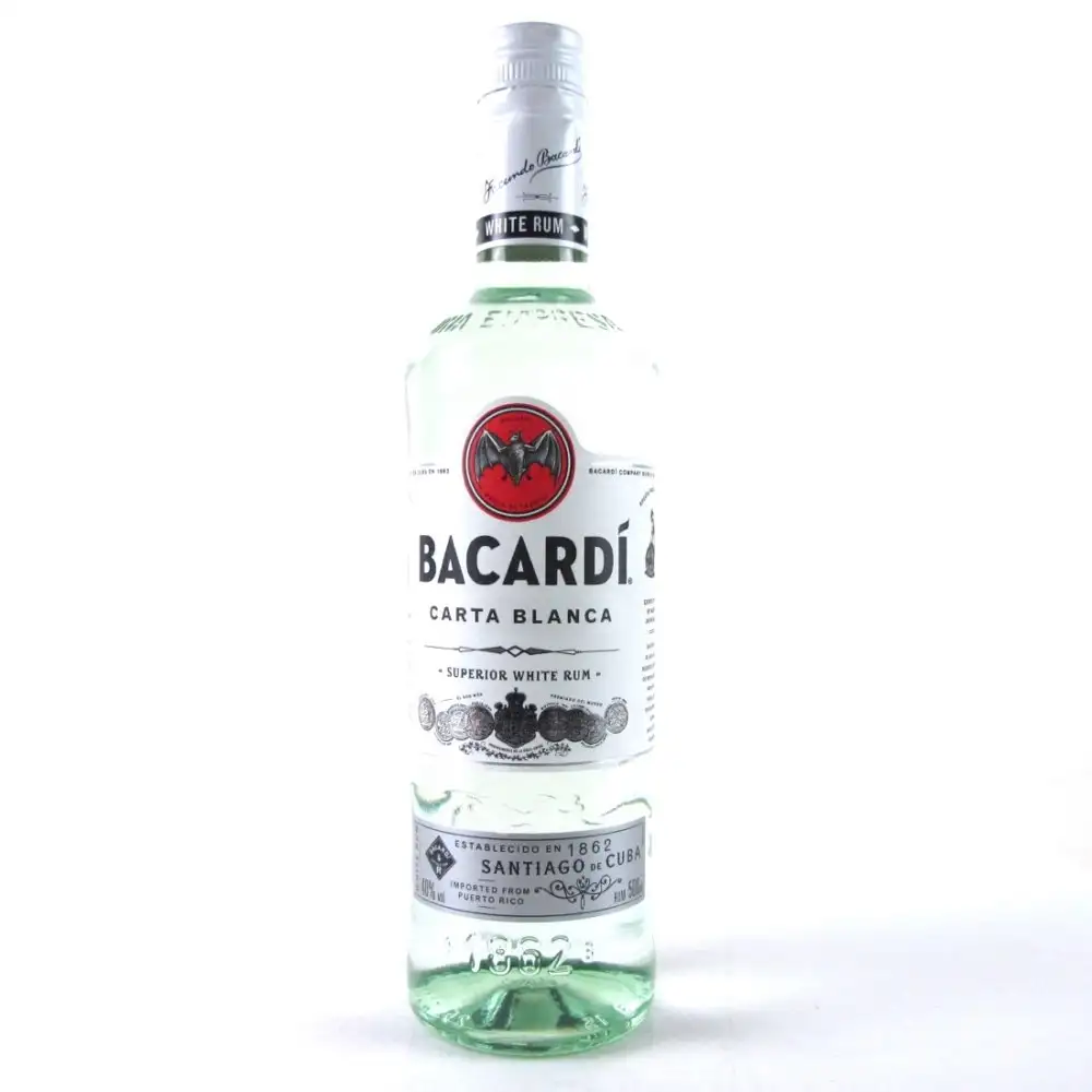 Bottle of Bacardi Carta Blanca