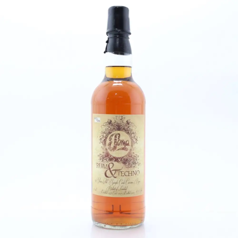 Bottle of Soma Caroni Rum & Techno HTR 1997