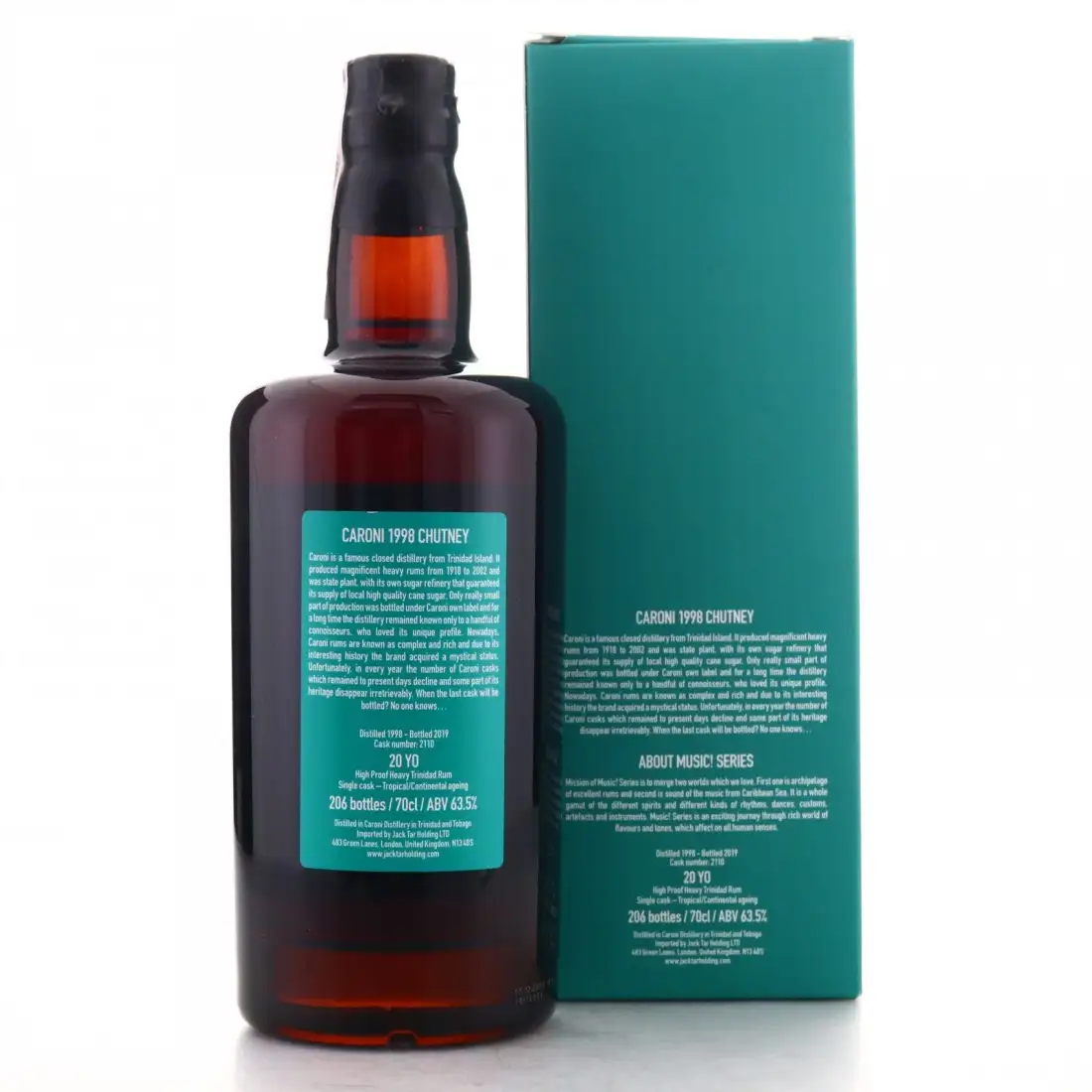 Image haute résolution de Jack Tar Caroni Old Music! Series Chutney Edition 1998