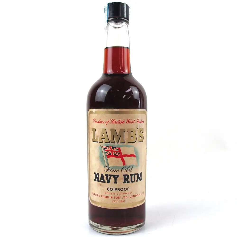 Bottle of Alfred Lamb‘s Navy Rum 1970s