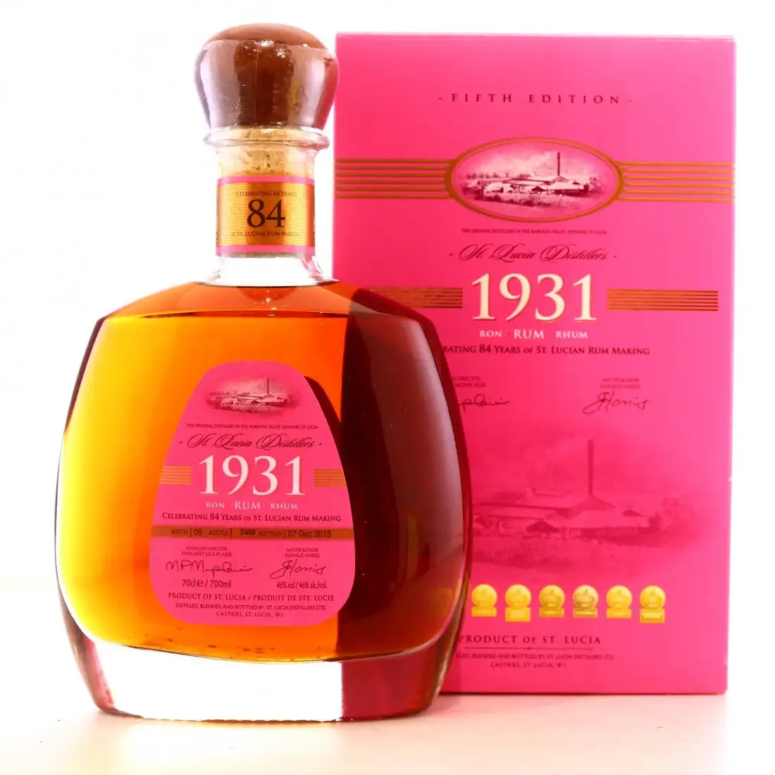 Bottle of Chairman’s Reserve 1931 - 5th Edition