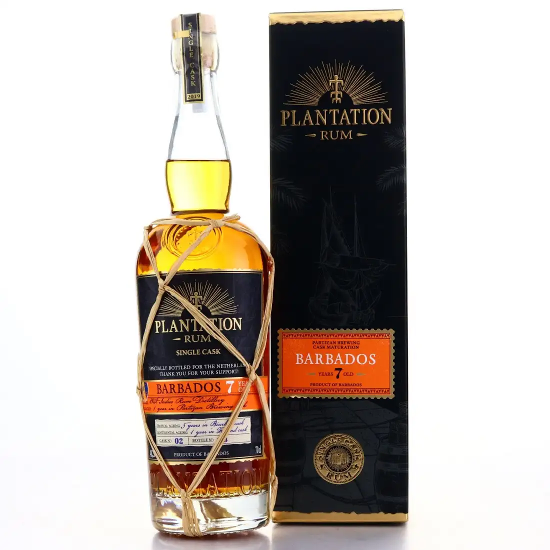 Bottle of Plantation Single Cask (Partizan Brewing Cask Finish) 2012